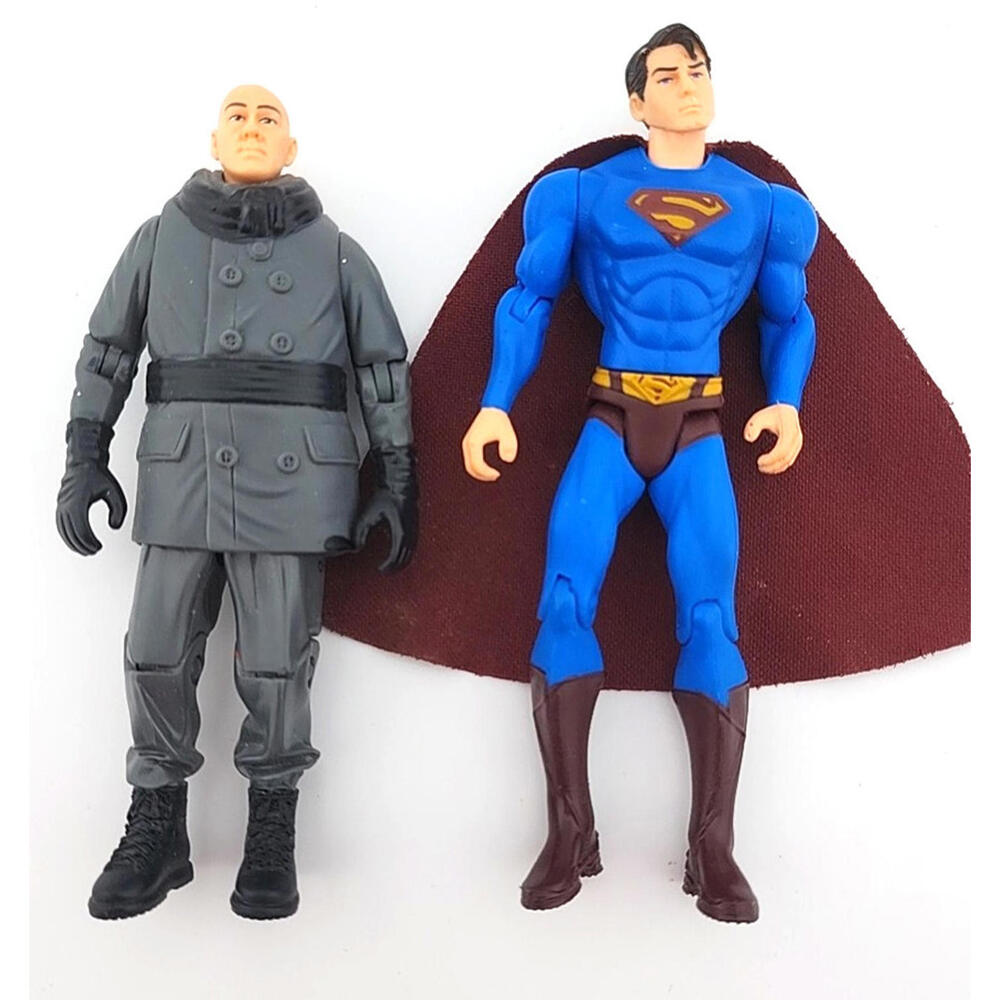 Superman Returns Missile Launching Lex Luthor and Superman Mattel 2006